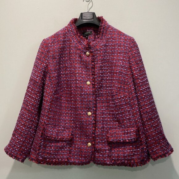 Talbots Tweed Plaid Jacket Size 22W - Picture 5 of 16
